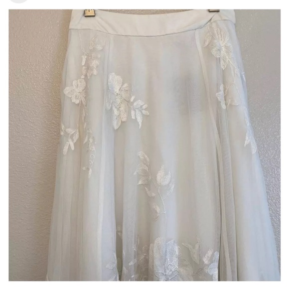 ASOS Edition Floral Embroidered Mesh Full Skirt - XS / 4 (runs small) - NEW! - Picture 8 of 9